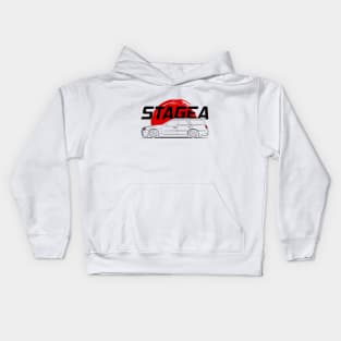 JDM Stagea Station Wagon Racing Kids Hoodie